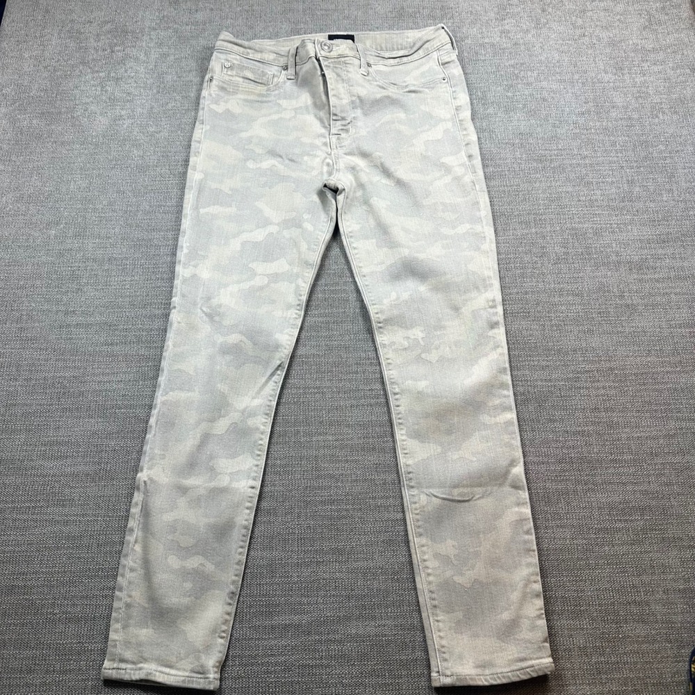 Hudson Skinny Jeans Women Grey Camo   Slim Fit‎ Designer Denim